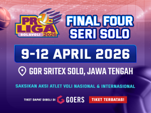 Tiket Final Four Proliga 2026 Solo resmi dijual via GOERS - Proliga 2026